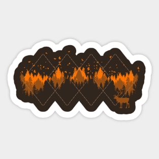 Tradicional Nature Pattern Sticker